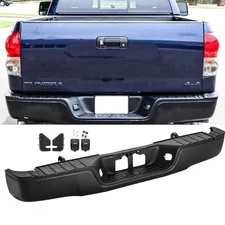 Rear Bumper Assembly Compatible with 2007-2013 Toyota Tundra without Hole Steel