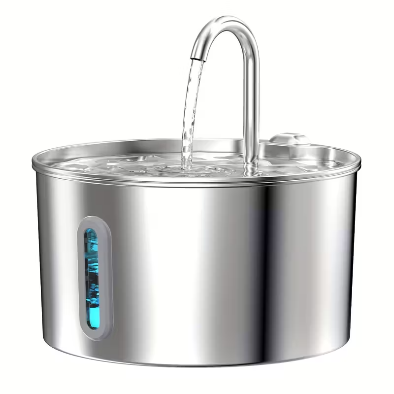 3.2L Stainless Steel Pet Water Fountain