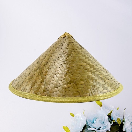 43 X18cm Bamboo Hat Travel Toddler Chinese Hats Woven Bucket Rice ...