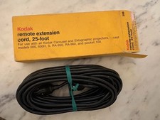 Vintage Kodak 25-Foot Remote Extension Cord - CAT 140 1363 586 w/Original Box