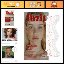 Glow Up Makeup Patches - Red Speckles Glitter Face Accessories for Women