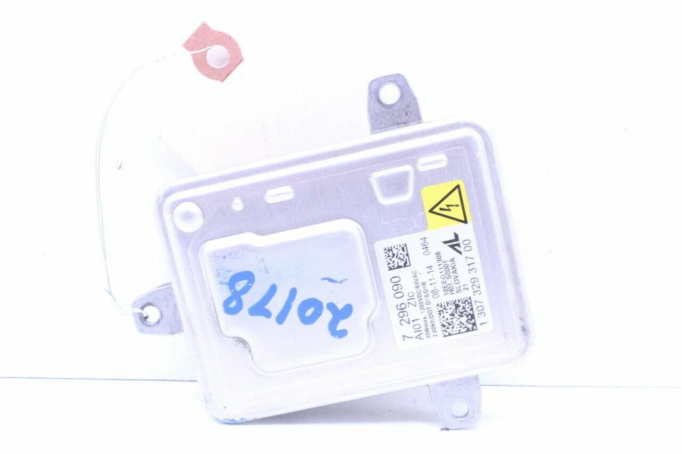 2015 BMW M4 Headlight Xenon Control Module 63127296090 OEM Used Foto 4 de 4