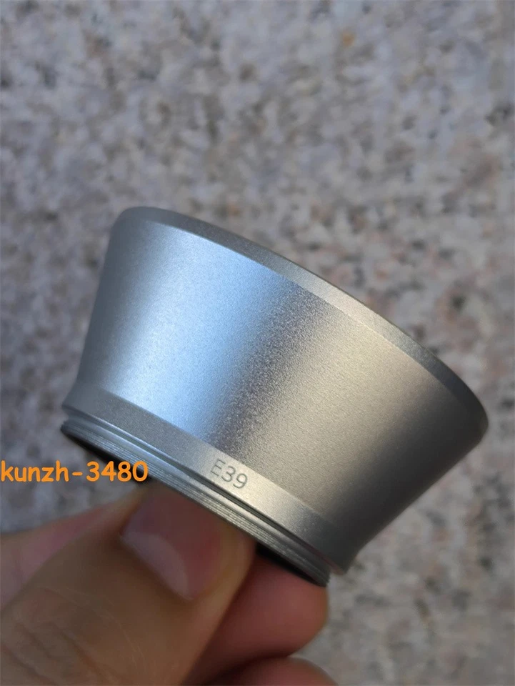 Металлический бленда объектива e39 для Leica 50 мм F2 F2.5 F2.8 черный серебристый бленда объектива алюминий - Изображение 2 из 4