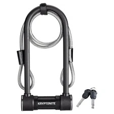 Kryptonite Level 5 14 mm U-Lock Bicycle Lock with Looped Bike Security Cable