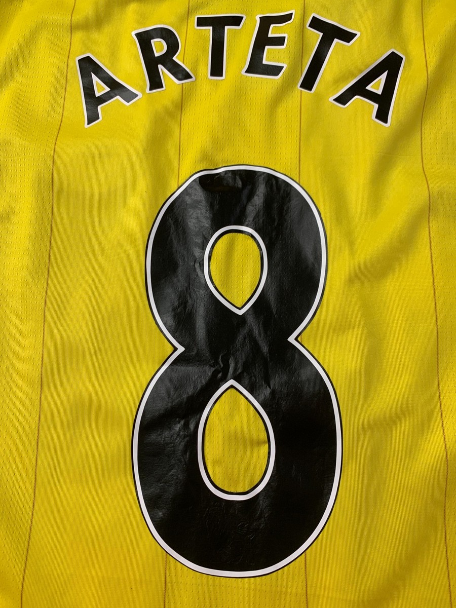 ARSENAL LONDON ARTETA 2010/2011 FOOTBALL SHIRT JERSEY AWAY NIKE