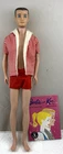 VINTAGE 1960's MATTEL BARBIE BRUNETTE STRAIGHT LEG KEN DOLL IN ORIGINAL OUTFIT