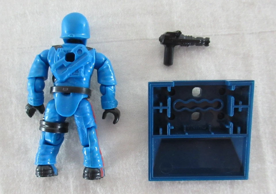 G.I. Joe Cobra Commander Action Figure + Display Stand Mega Bloks Mattel 2024 - Image 3 of 3