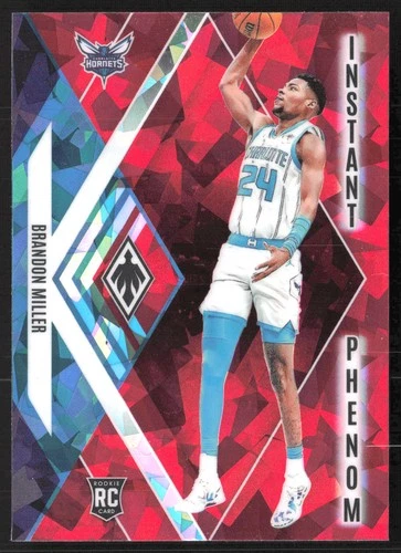 2023 Panini Phoenix Basketball Red Ice Brandon Miller #24 PSA 9