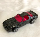 Hot Wheels 1977 Black Pink Glitter Trans Am Pontiac Firebird Vintage Malaysia