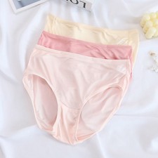 100 Mulberry Silk 3 Pairs/lot Women Panties Underwear Lingerie M L XL 2XL