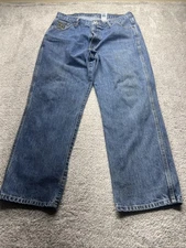 Vintage Cinch Workwear Blue Denim Jeans 36x 30