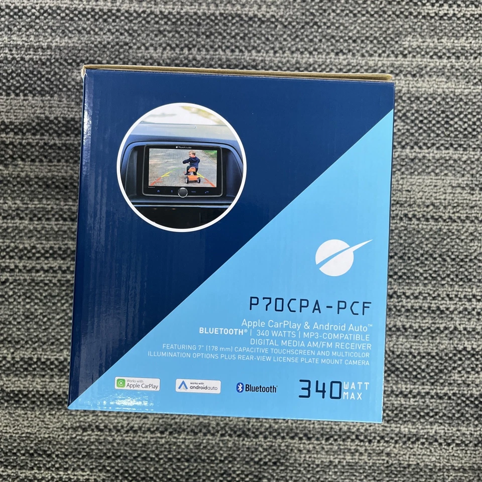 PLANET PRO  P70CPA-PCF 1-DIN 7" Touchscreen Mechless Receiver w/ Back-Up Camera - Image 2 of 3