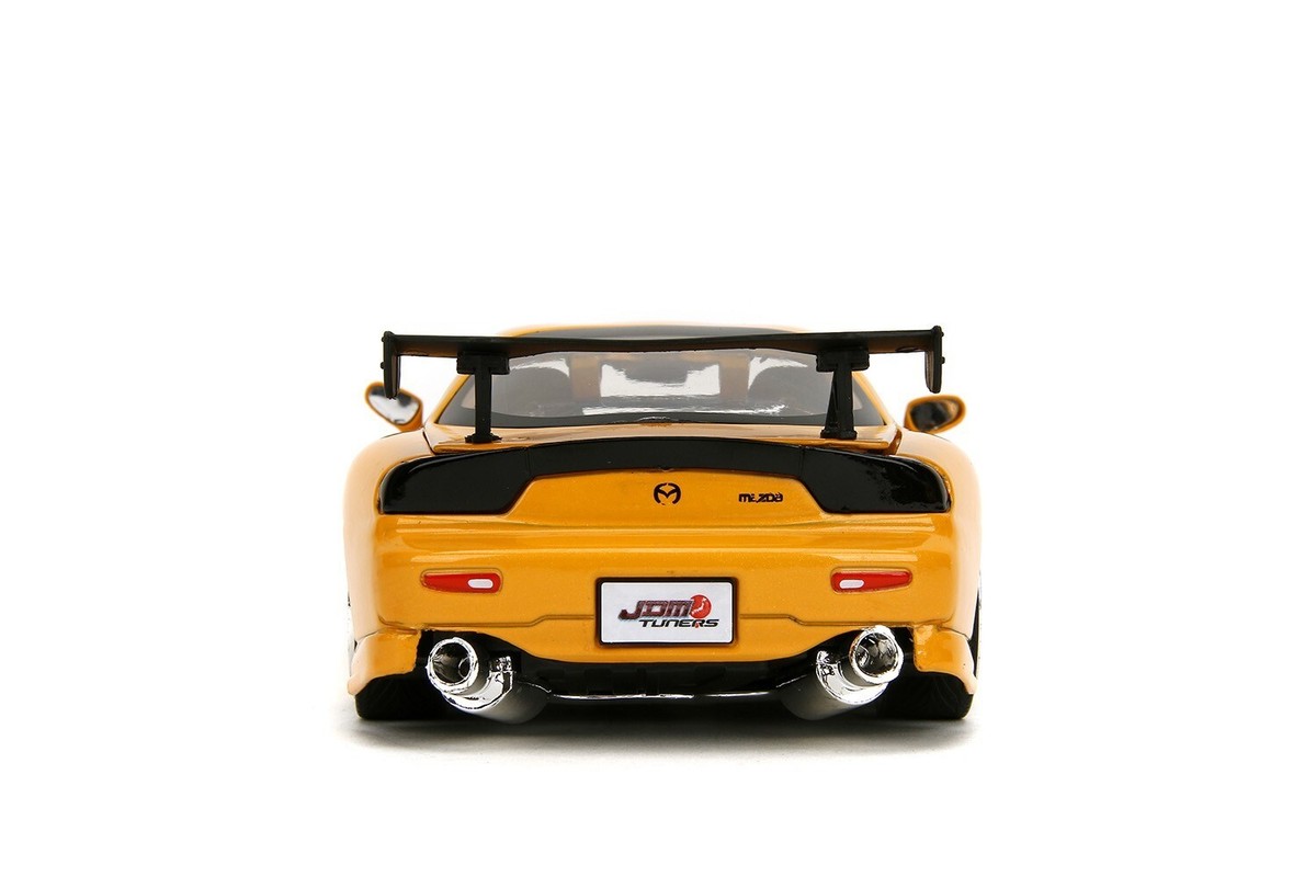Jada 1:24 JDM 1993 Mazda RX-7 HKS Yellow Diecast Model Car