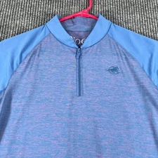 Piper Smartpak Shirt Pullover Womens Small Blue Long Sleeve 1/4 Zip Equestrian