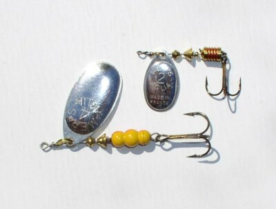 Mepps Aglia Spinner Silber, 6 Größen, 2,5 - 13 Gramm, Blinker, Lure, Spoon, Esox