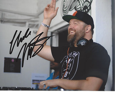 CLAUDE VONSTROKE HOUSE TECHNO DJ SIGNED AUTHENTIC 8X10 PHOTO C w/COA DIRTY BIRD