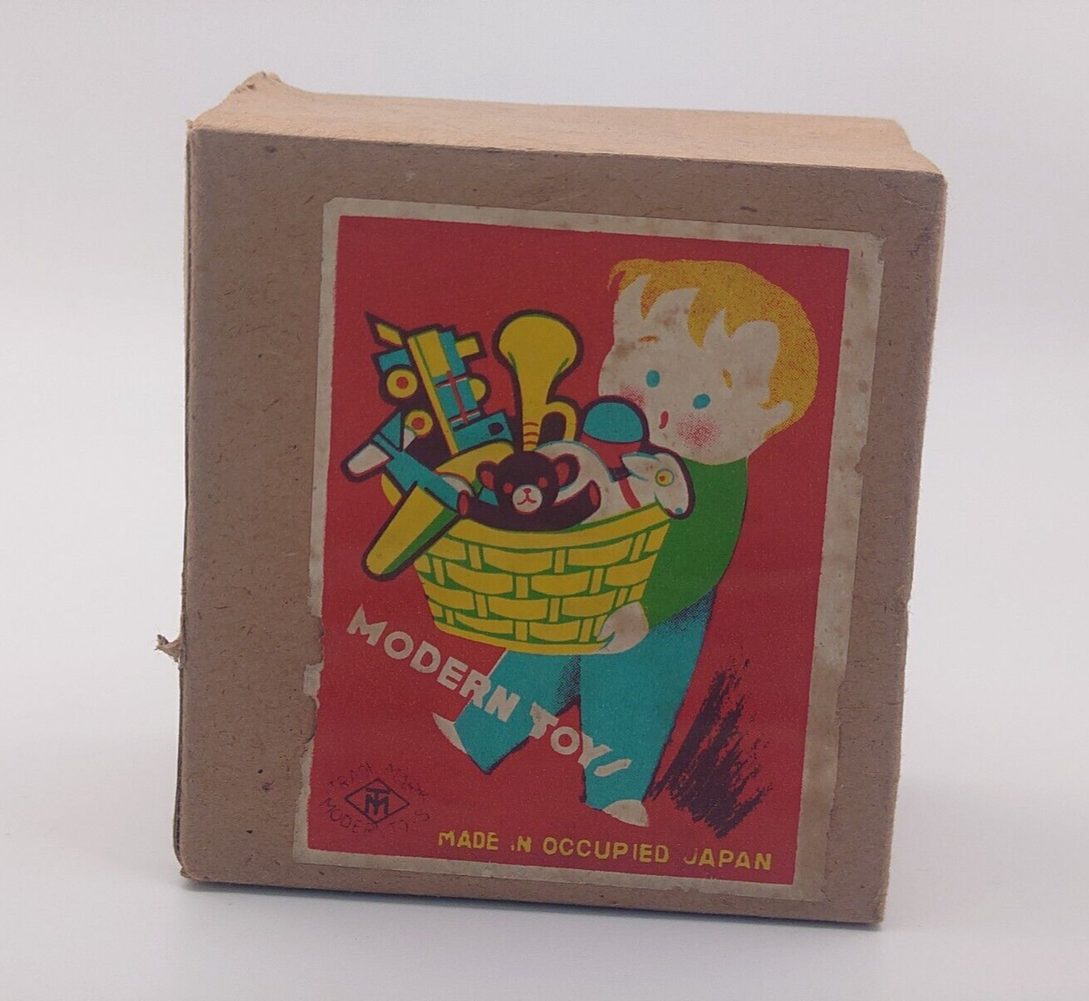 VINTAGE TRADE MARK Wind Up Toy JUNK Dog and Bee Made in Japan