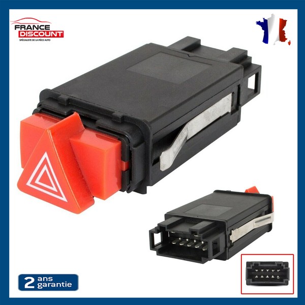Partsline Warnblinkschalter Drucktaster FüR Audi A3 8L 1996-2003 1X 10 PIN-image