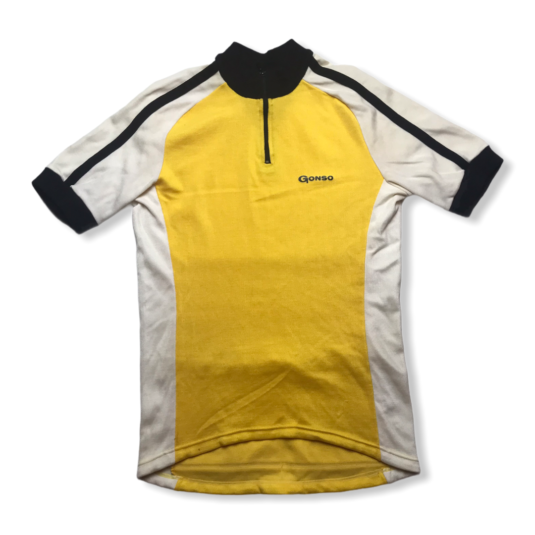 Maillot Cyclisme Gonso Homme - Taille M (env. 50 Cm) - Manches Courtes - Multicolore