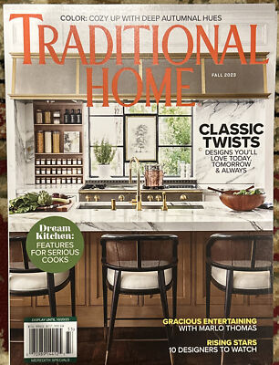 TRADITIONAL HOME MAGAZINE FALL 2023 Classic Twists Dream Kitchen