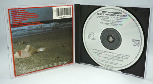 Matthew Wilder : I Don't Speak The Language CD (Japan 1st Press 1983) VERY RARE - Picture 3 of 3