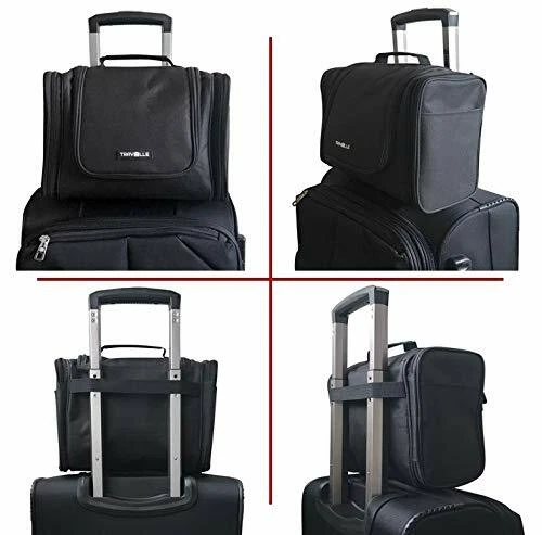 Pro Cosmetic Makeup Case Travel Large Capacity Storage Suitcase Organizer Bag - Image 3 of 4