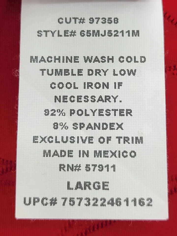 Wrapper London Top Womens Large Red Twist Front Stretch Knit Fitted Romantic - Image 4 of 4