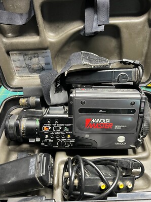 ビデオカメラMASTATS MOVLE Minolta Master Series-8 8100 Video Camera W/Case | eBay