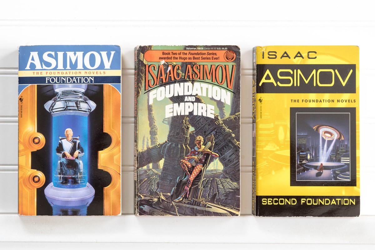 Isaac Asimov THE FOUNDATION Complete Series Lot of 11 (#1-11