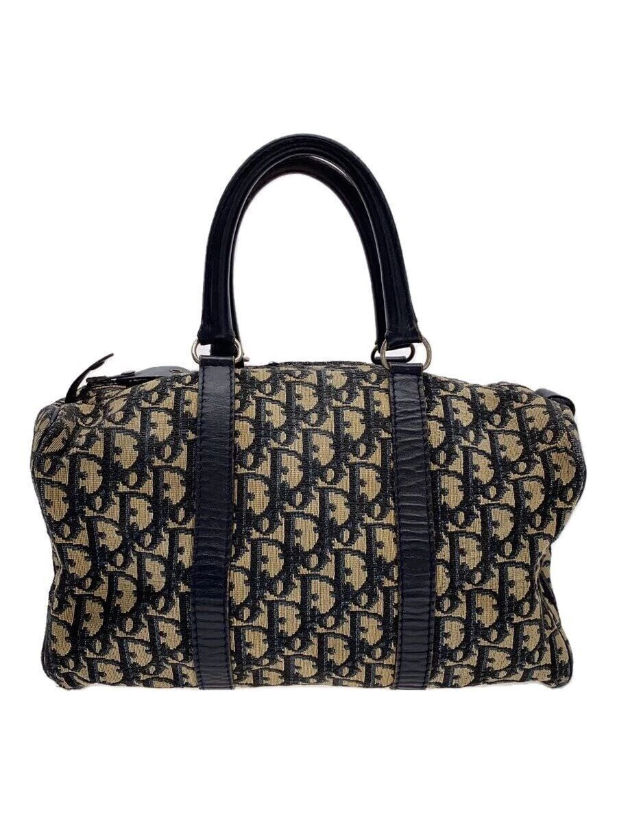 Sac Christian Dior Boston toile occasion