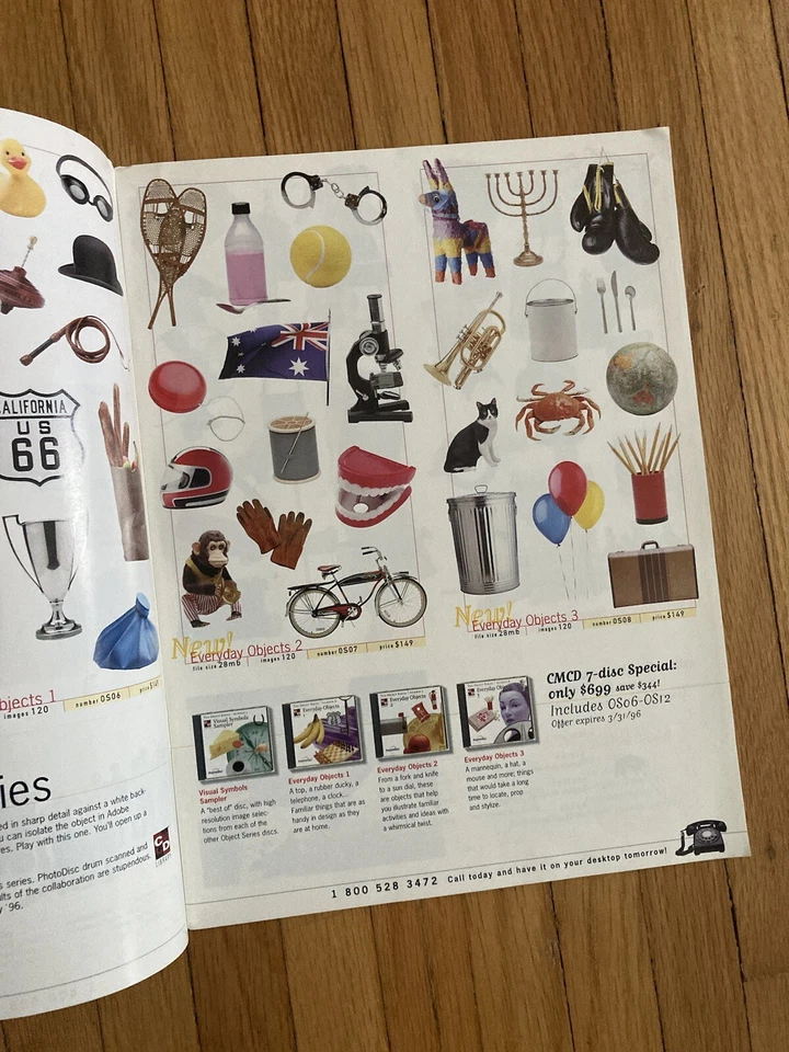 PhotoDisc Fotos de Stock Libres de Derechos Catálogo de Productos Folleto Publicidad  1995 Foto 3 de 4