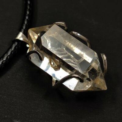 Wow! Top Quality Herkimer Diamond Quartz Crystal Pendant Christmas Gift 7g 007