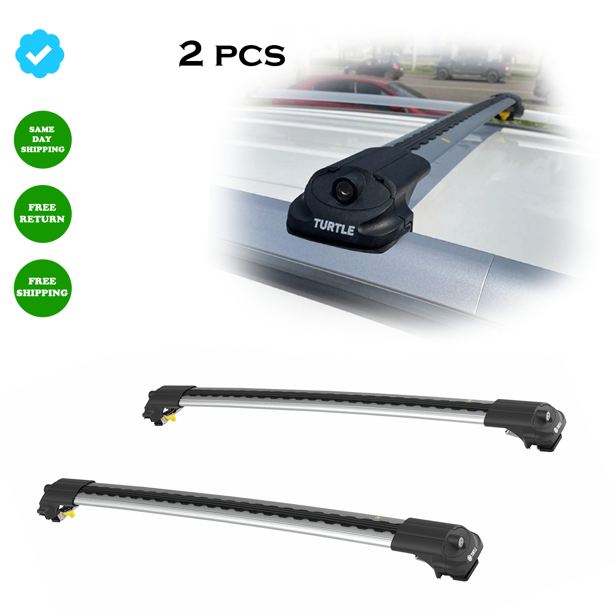 Chy Rack Mercedes Metris (W447) VAN 2015-2023 Roof Rack Cross Bars Silver ...