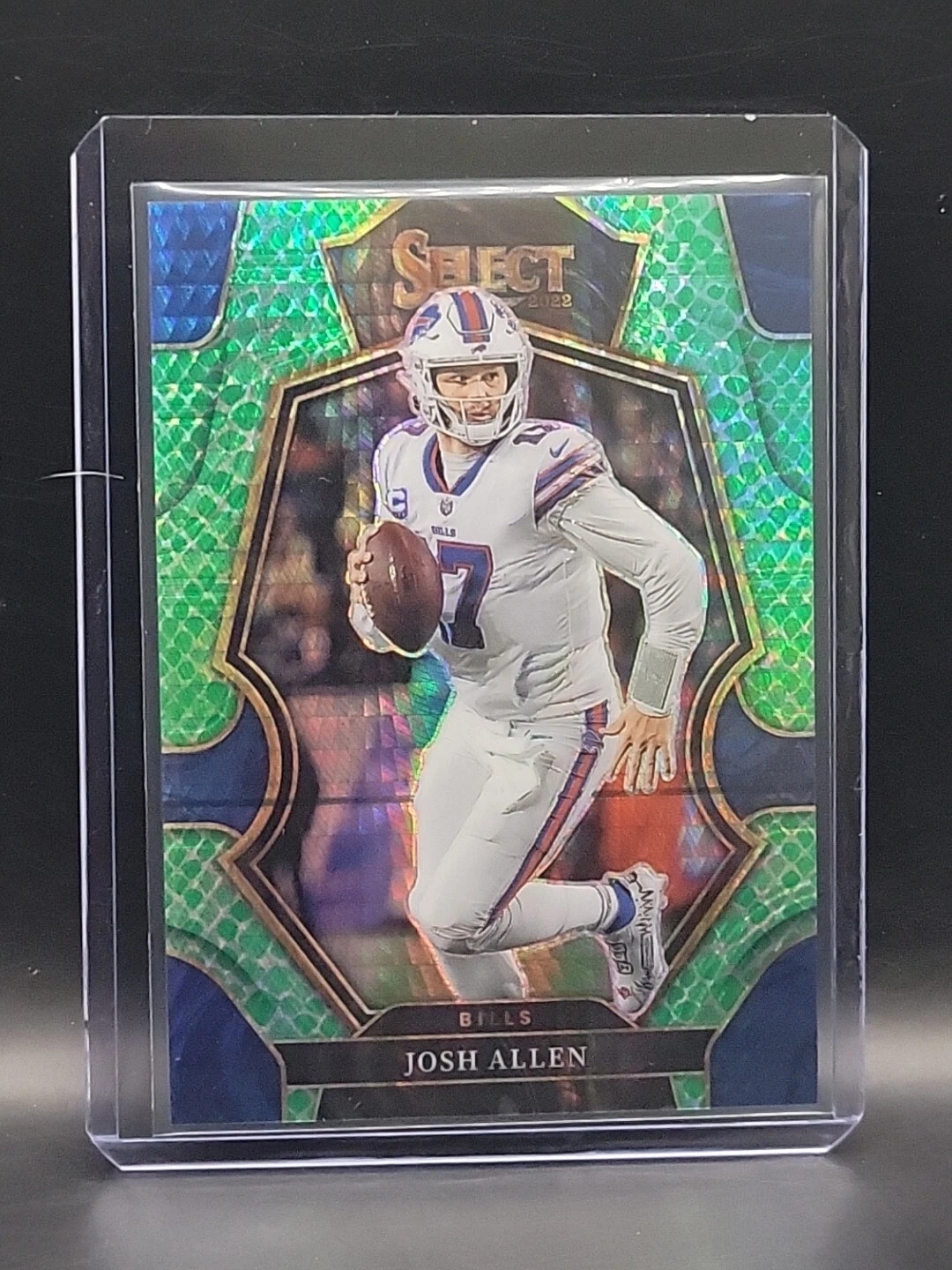 2022 Panini Select - Premier Level Dragon Scale Prizm #111 Josh Allen /89