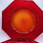 1930s Imperial Glass Co. Depression Molly Ruby Glass Luncheon Plates-2