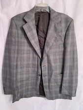 Curlee Mens Sport Coat Blazer Suit Jacket Gray