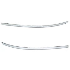 2x Zierleiste Stoßstange Chrom für Audi A6 4F C6 2004-2009 LINKS + RECHTS VORNE