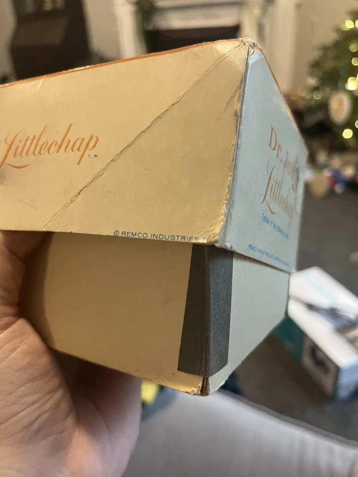 "Muñeca de vinilo 1963 Dr. John Littlechap 14 1/2"" en caja de Remco - sin ropa" Foto 4 de 4