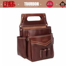 Borsa porta cartucce Tourbon in pelle conchiglie custodia trappola tiro munizioni borsa