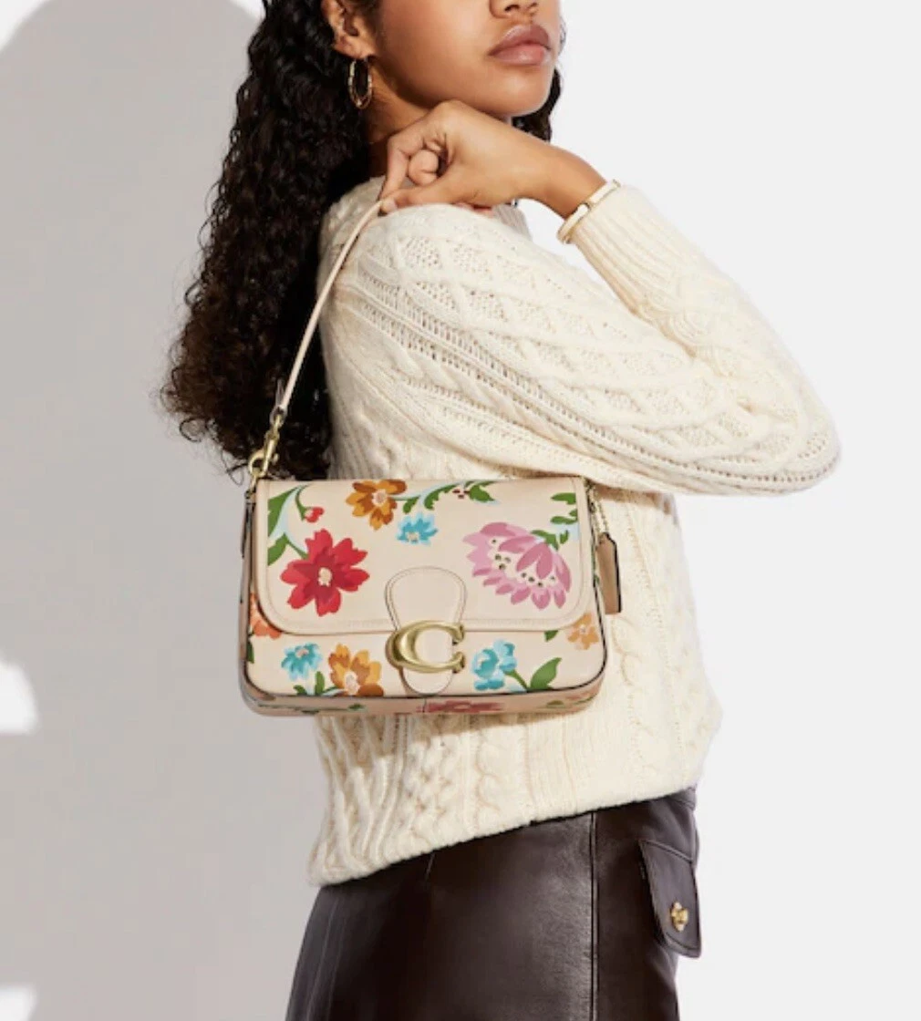 Coach floral print crossbody bag - White  Bags, Designer crossbody bags, Crossbody  bag