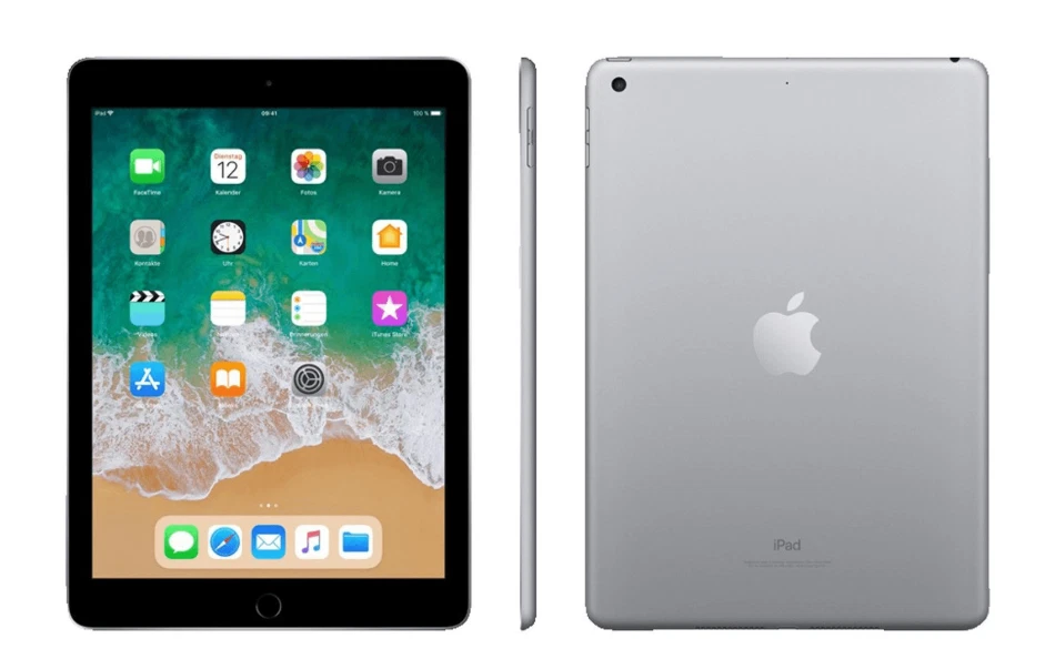 Apple iPad 6. Gen (2018) A1893 128GB 9,7" WiFi Spacegrau IOS Tablet WoW Sehr Gut - Bild 4 von 4