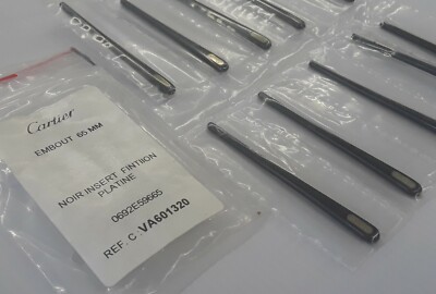 Bulk of 10 Authentic CARTIER Temple plastic tips ends. NEW (5 pair