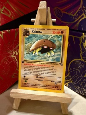 1. Edition - Kabuto - 50/62 - Fossil - Pokemon TCG - Vintage Karte