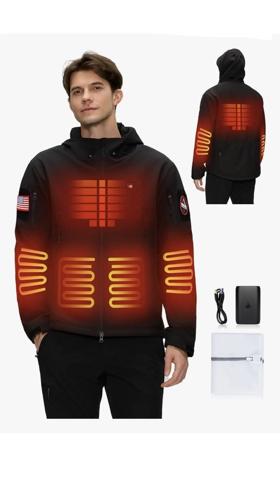 HEATIX Heated Jacket for Men with 12V Battery Pack, Winter Outdoor Size Large
Opens in a new window