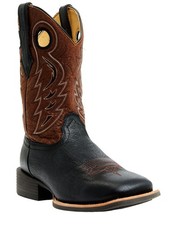 Rank 45 Men's 45 Reg; Warrior Performance Western Boot Broad Square Toe -