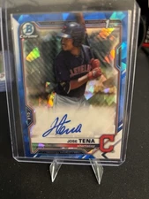 2021 Bowman Sapphire Edition - Chrome Prospects Autograph Jose Tena #BSPA-JTO 