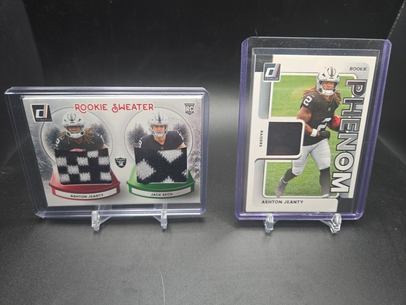 2025 Las Vegas Raiders Football Cards Lot Of 4