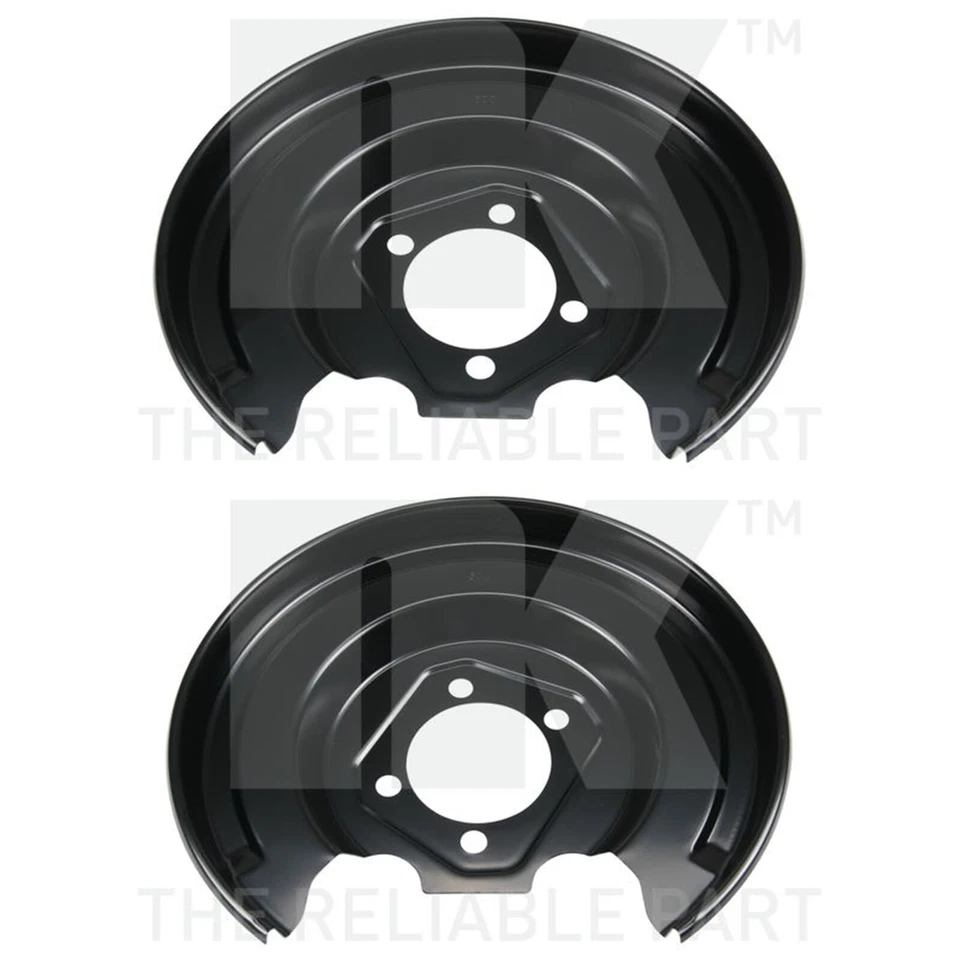 2X NK SPRITZBLECH BREMSSCHEIBE HINTEN passend für TOYOTA AURIS COROLLA PRIUS