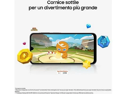 Samsung Smartphone GALAXY A26 5G AMOLED 6,7" 5G NERO 8GB RAM 256GB ROM 50MPX - Immagine 2 di 4