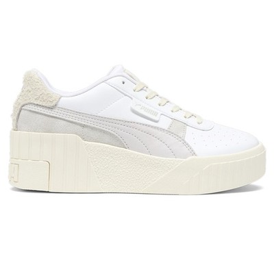 PUMA Cali Wedge Thrifted Platform  Womens White Sneakers Casual Shoes 39809501